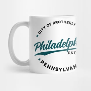 Vintage Philadelphia City of Brotherly Love USA Mug